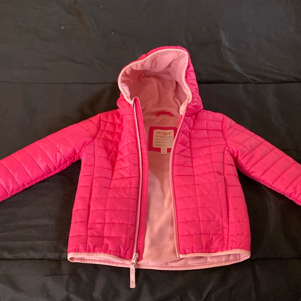 Girls Pink Cat&Jack Spring Jacket Size 5T